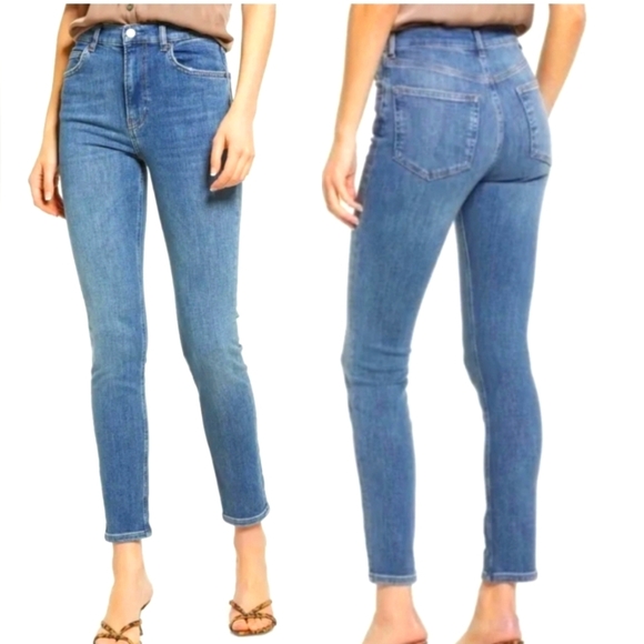 Reformation Denim - Reformation Jeans Harper High Rise Skinny Denim Jeans Destin Wash size 26